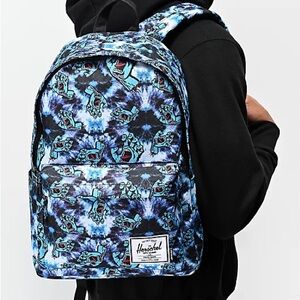 New discontinued Santa Cruz x Herschel Supply Co Screaming Hand Backpack in Blue